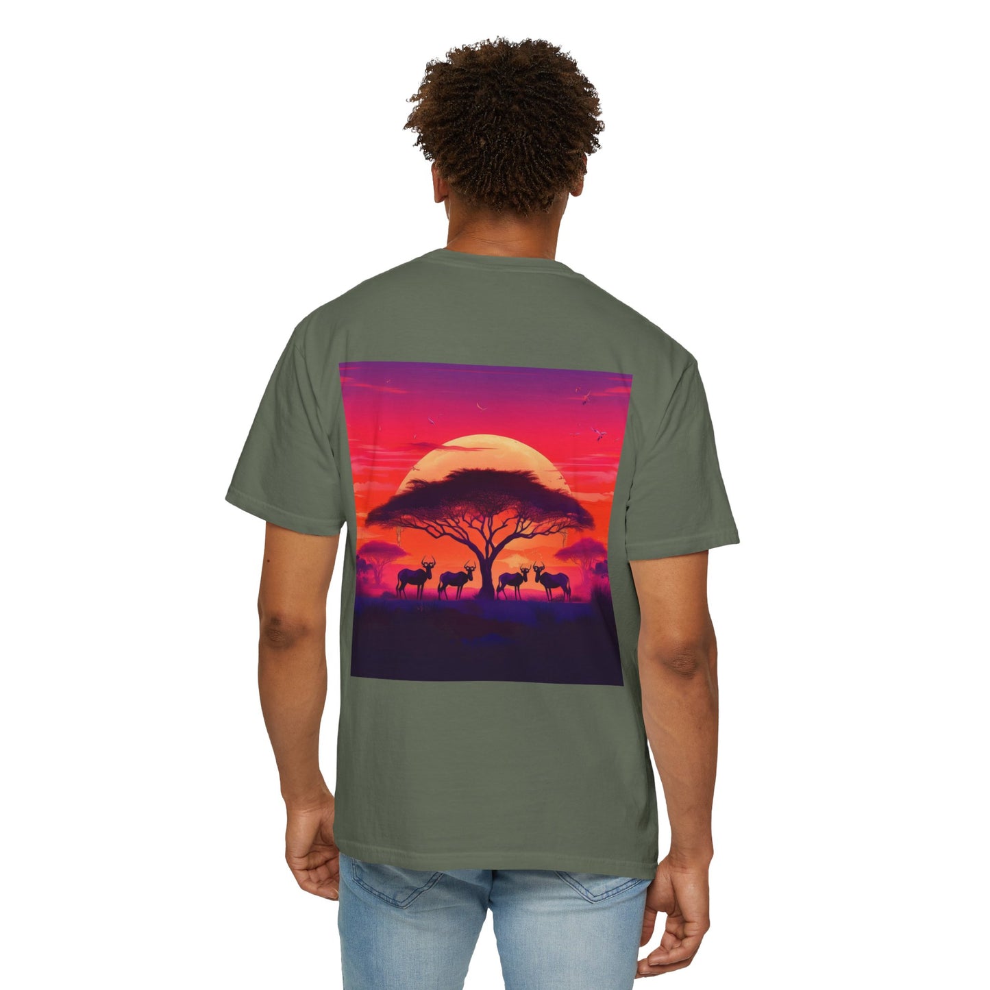 Safari Sunset, Unisex T-shirt