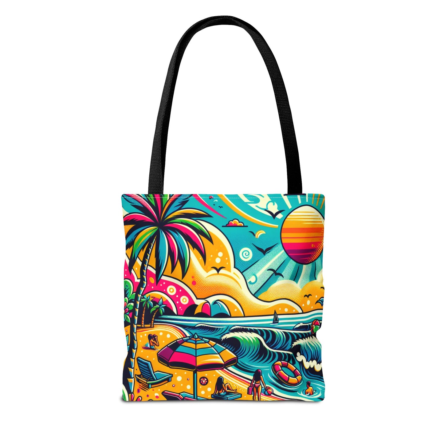 Tote Bag, Beach Print