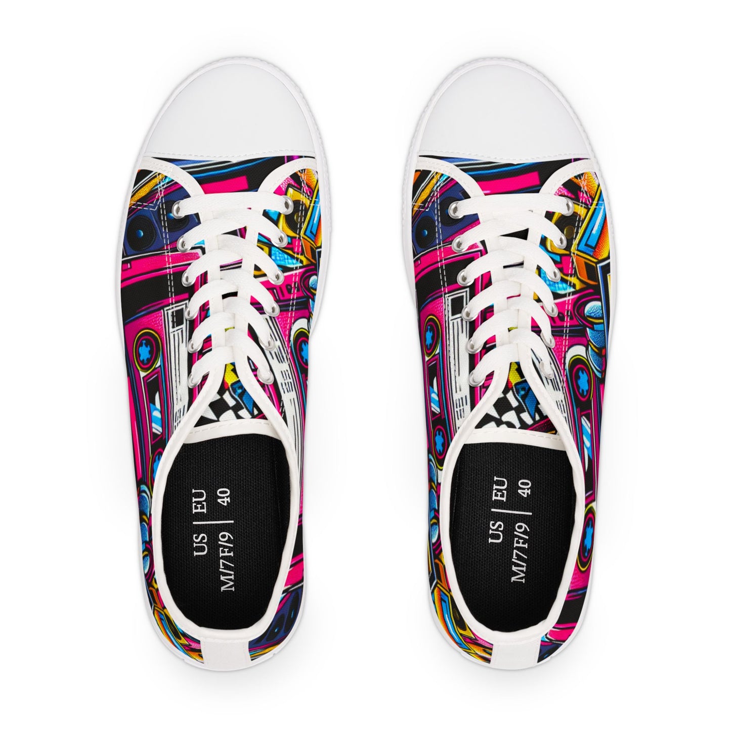 Retro Boombox Women's Low Top Sneakers