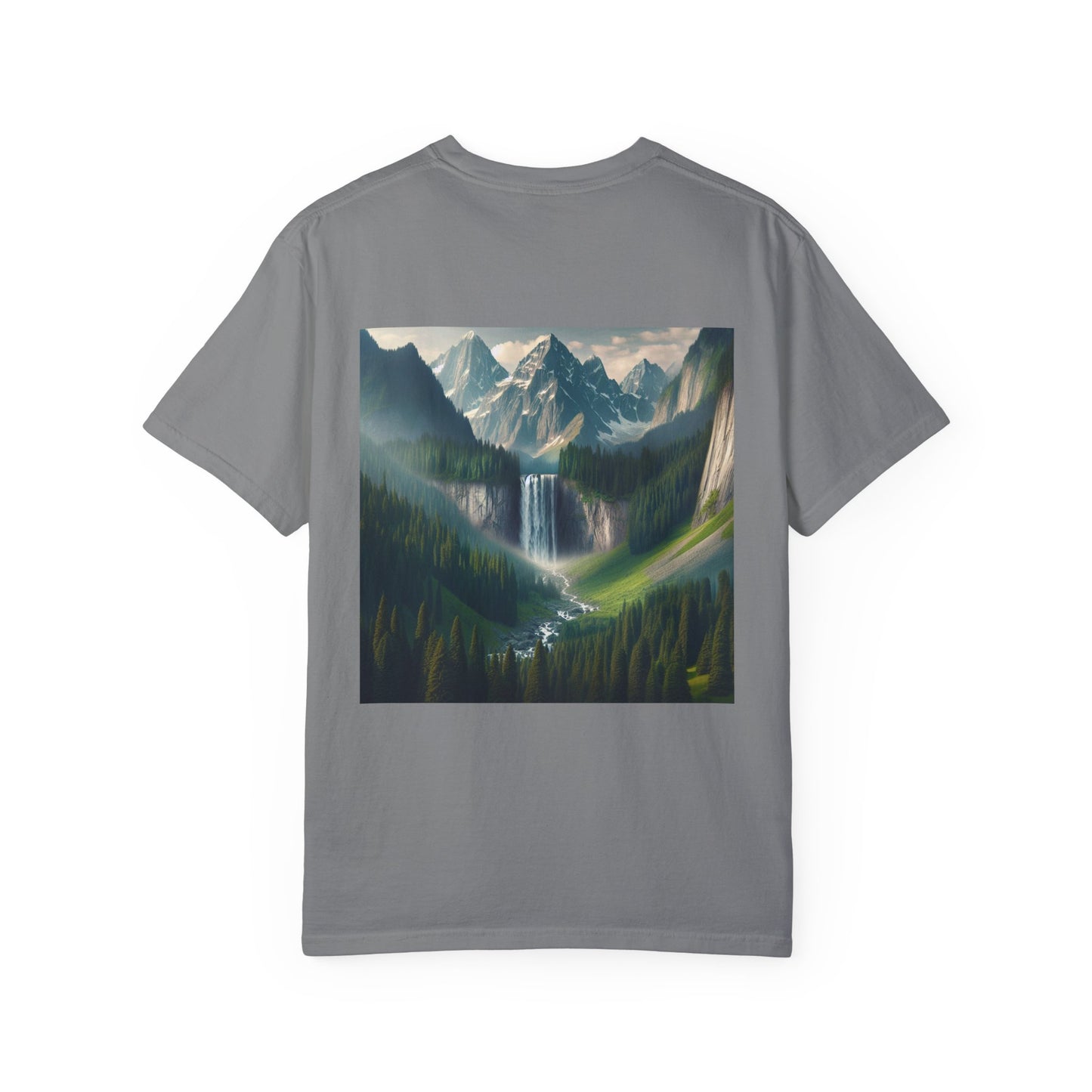 Hiking, Waterfall, Unisex T-shirt