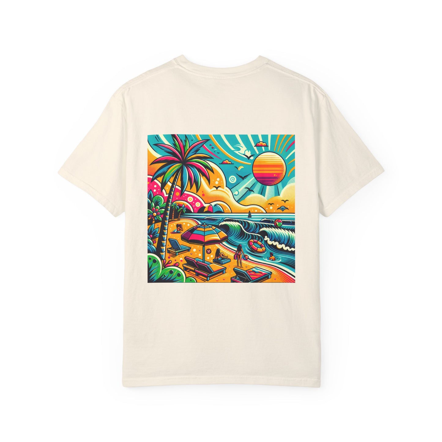 Unisex T-shirt, Beach Print