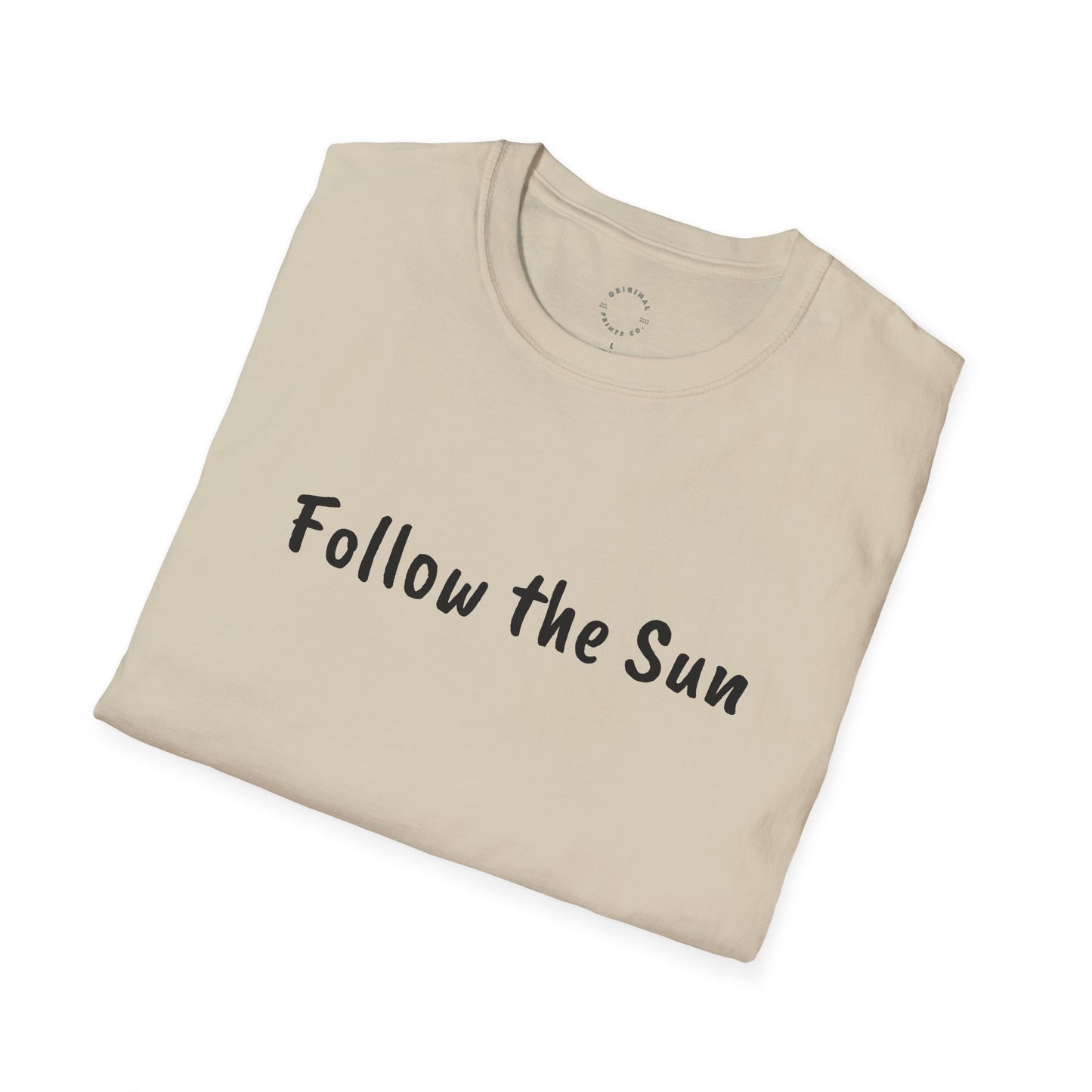 T-Shirt, Unisex Softstyle - Follow the Sun