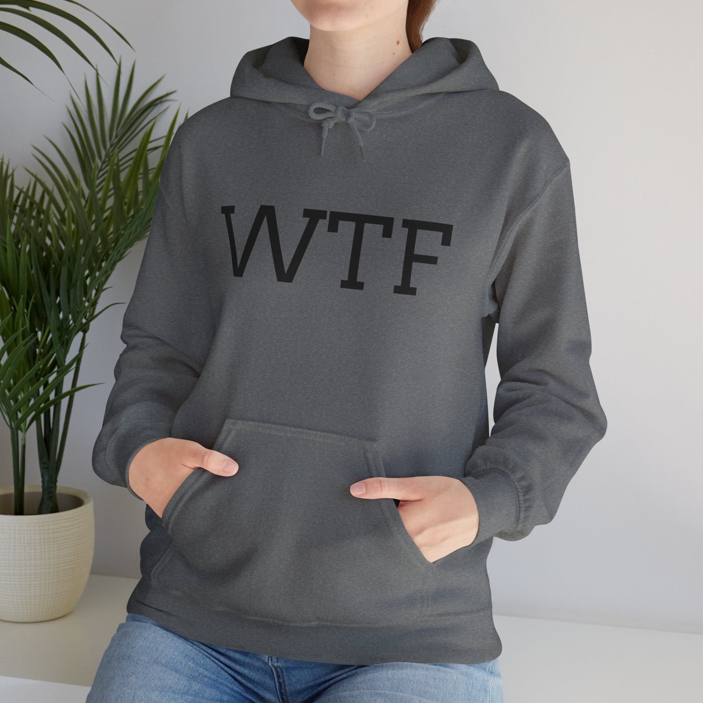 WTF, Unisex Heavy Blend™ Hooded Sweatshirt - Original Prints Co