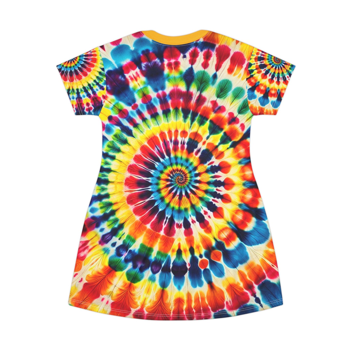 Tye Dye Rainbow, T-Shirt Dress