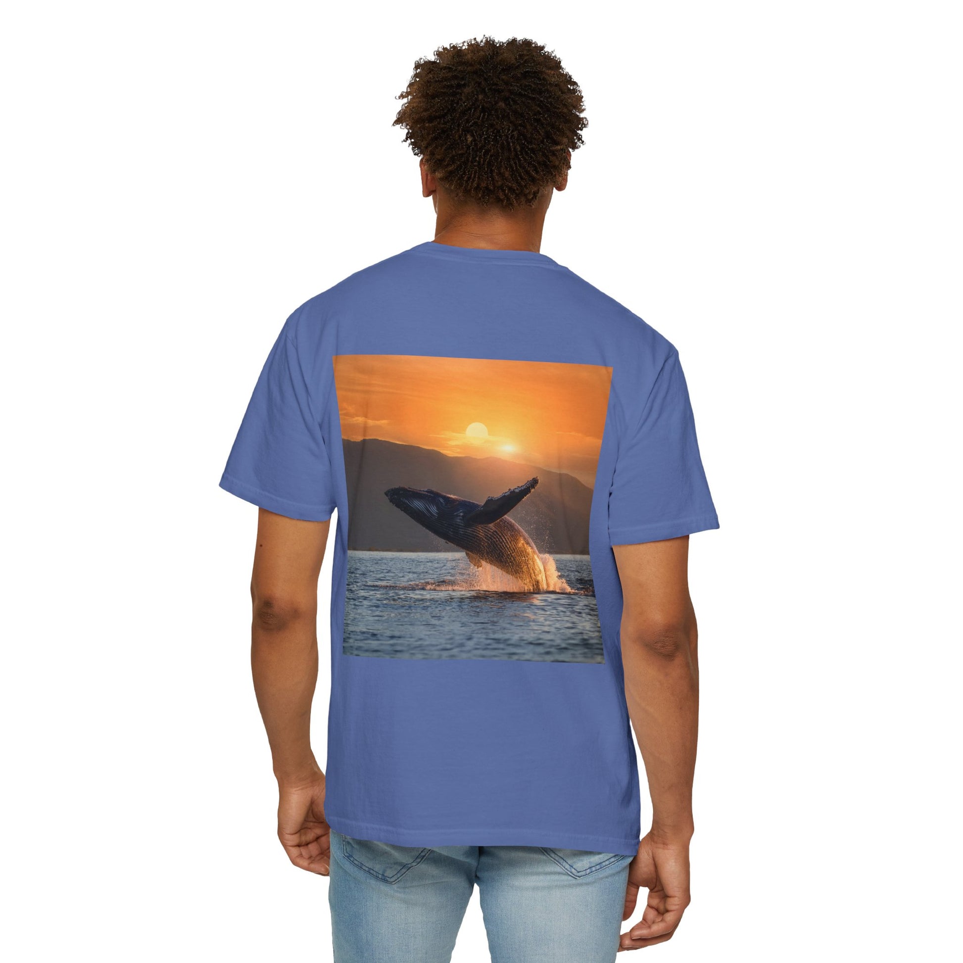 Lovin Life, Whale Print, Unisex T-shirt - Original Prints Co