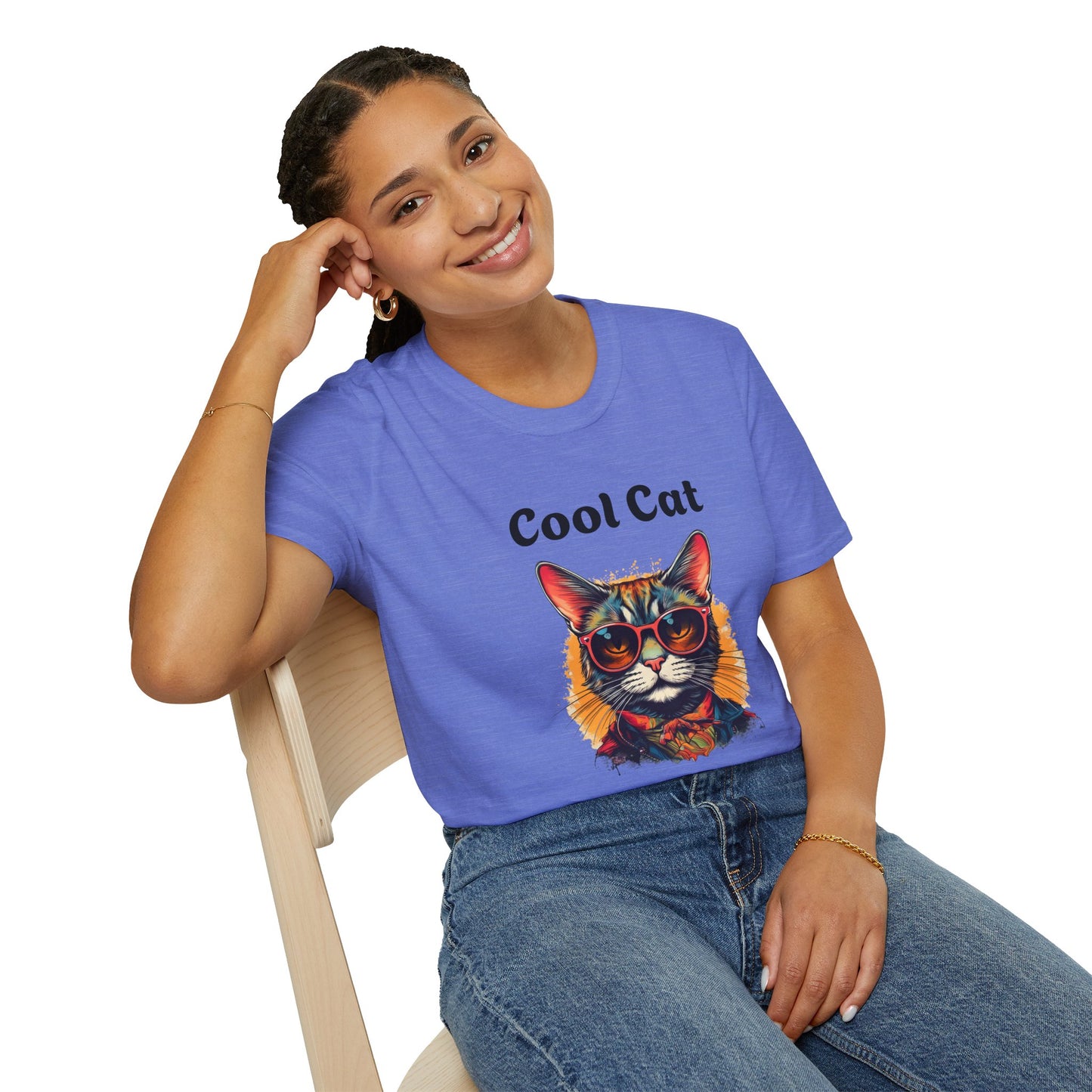 Cool Cat Unisex Softstyle T-Shirt